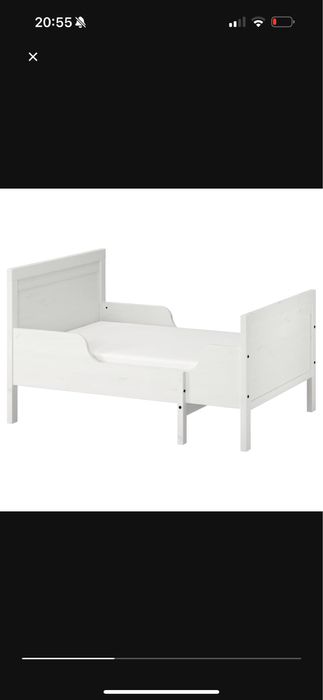 Łóżko rozsuwane dla dziecka SUNDVIK Ikea + materac
