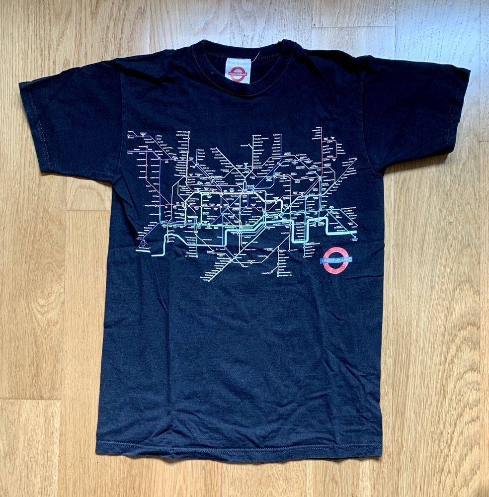 T-shirt metro de Londres