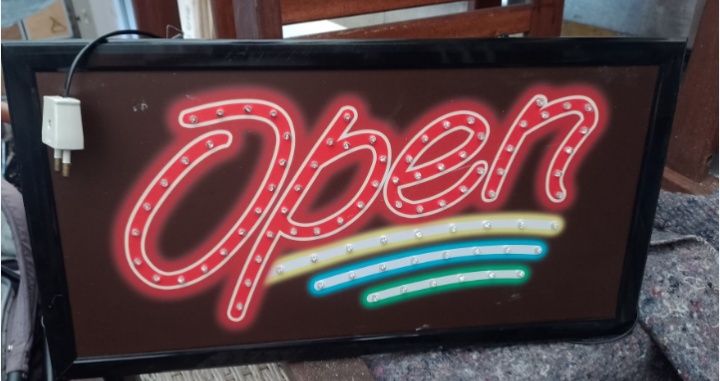 Tablica diodowa napis open szyld led