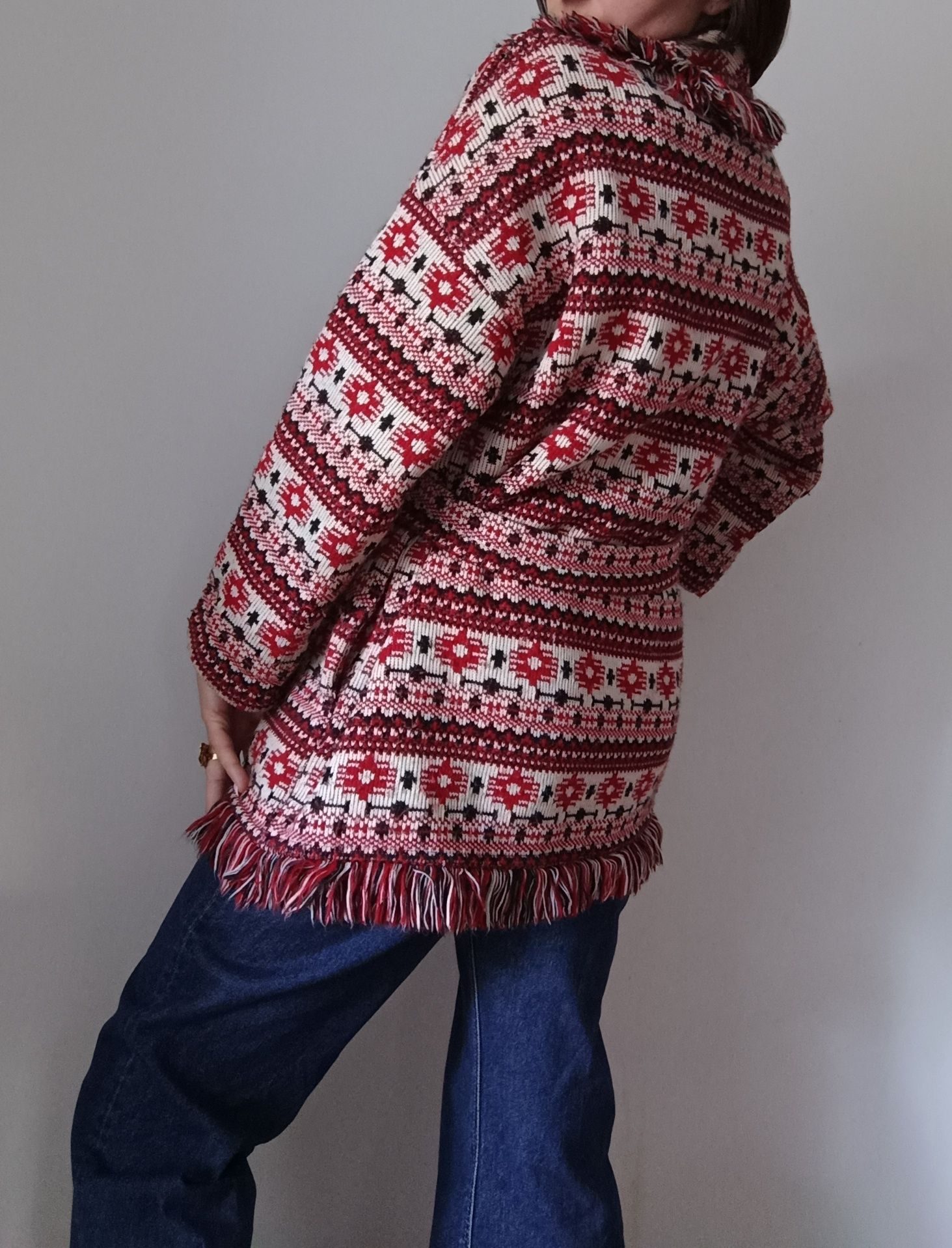 Sweter/płaszczyk/narzutka etno, boho S/M  S/M Zara