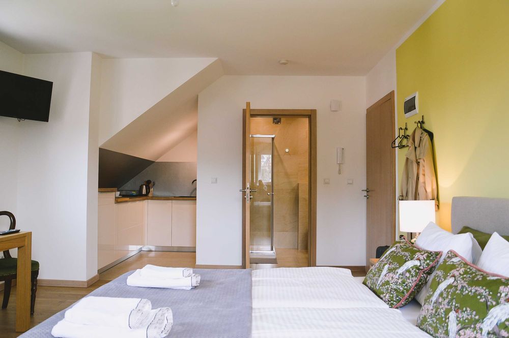 Apartament z aneksem kuchennym w górach Gorce - sauna, jacuzzi