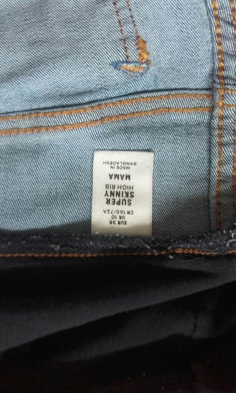 Spodnie ciążowe  H&M slim rozm38