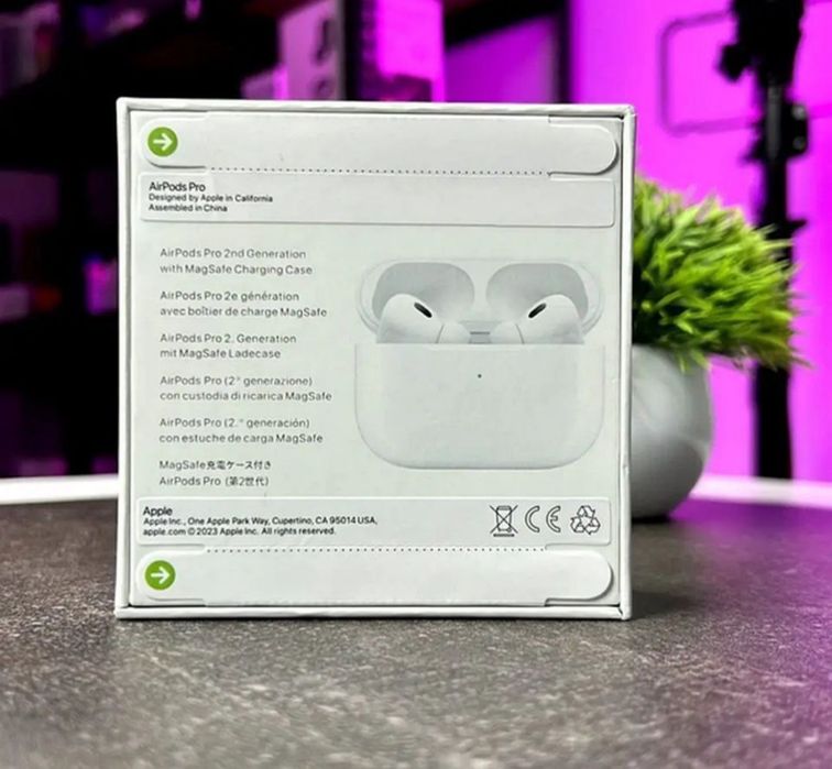 Apple AirPods Poro 2 нові + чохол в ПОДАРОК!!