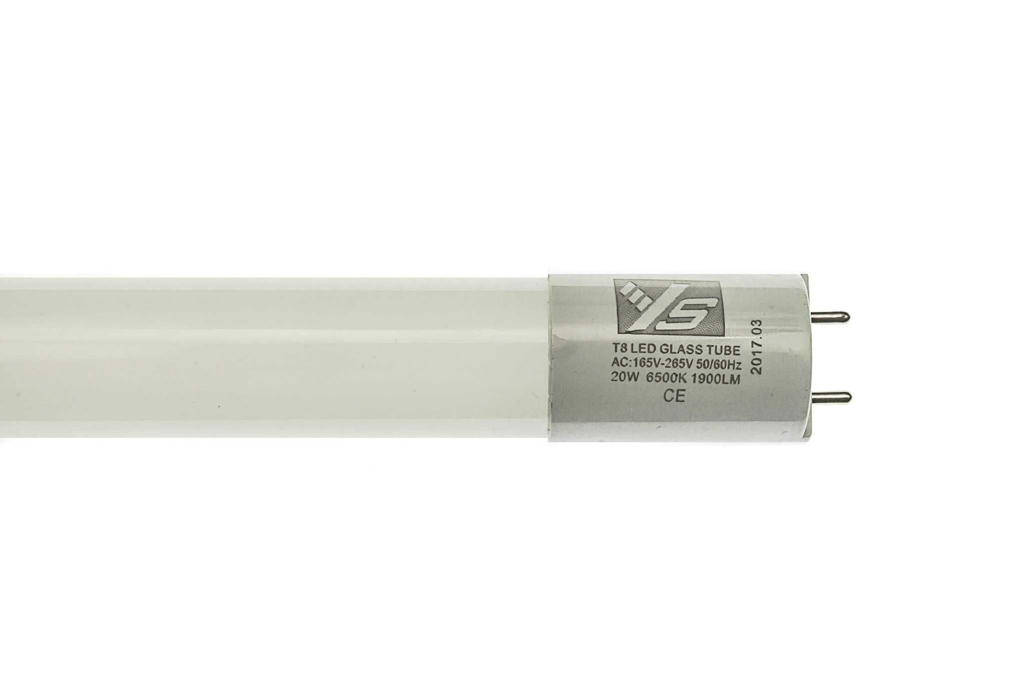 Szklane świetlówki/ tubyT8 led, 20W, 120cm, dwustronnie zasilane 30szt