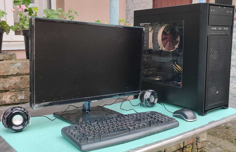 Ігровий ПК + монітор, повний комплект, GTX 980 Ti, для 1080p геймінгу