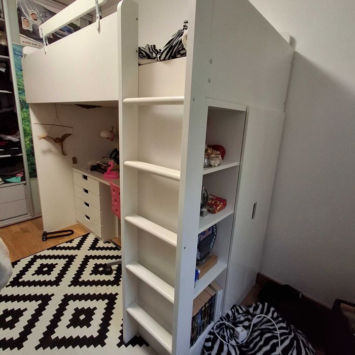 Łóżko piętrowe + biurko antresola Ikea Smastad 2 szt Marki k. Warszawa