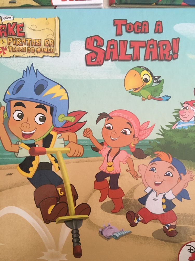 Livros da Disney- Jake e os Piratas da Terra do Nunca