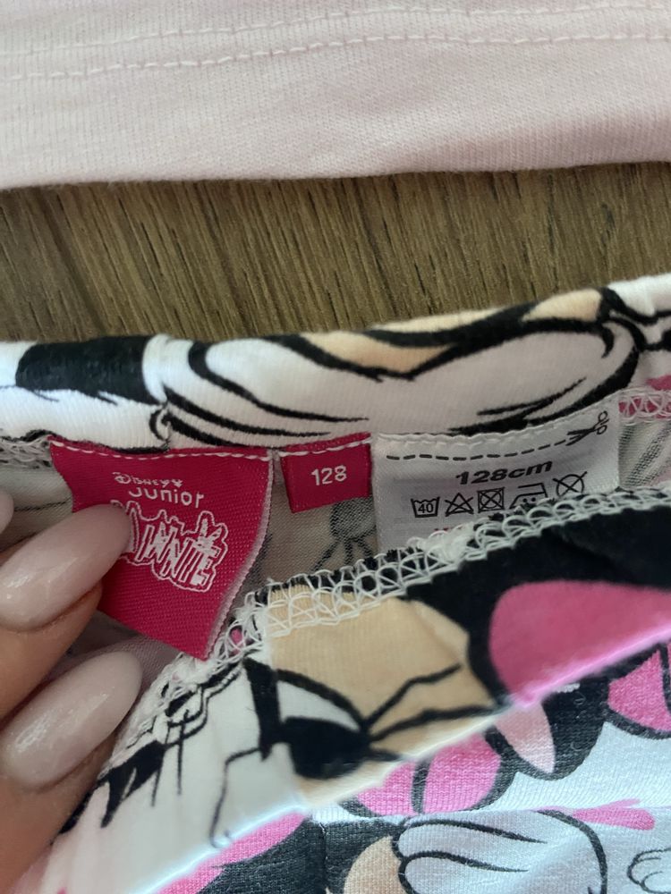 Nowy zestaw: legginsy + bluzka Minnie Disney r. 128
