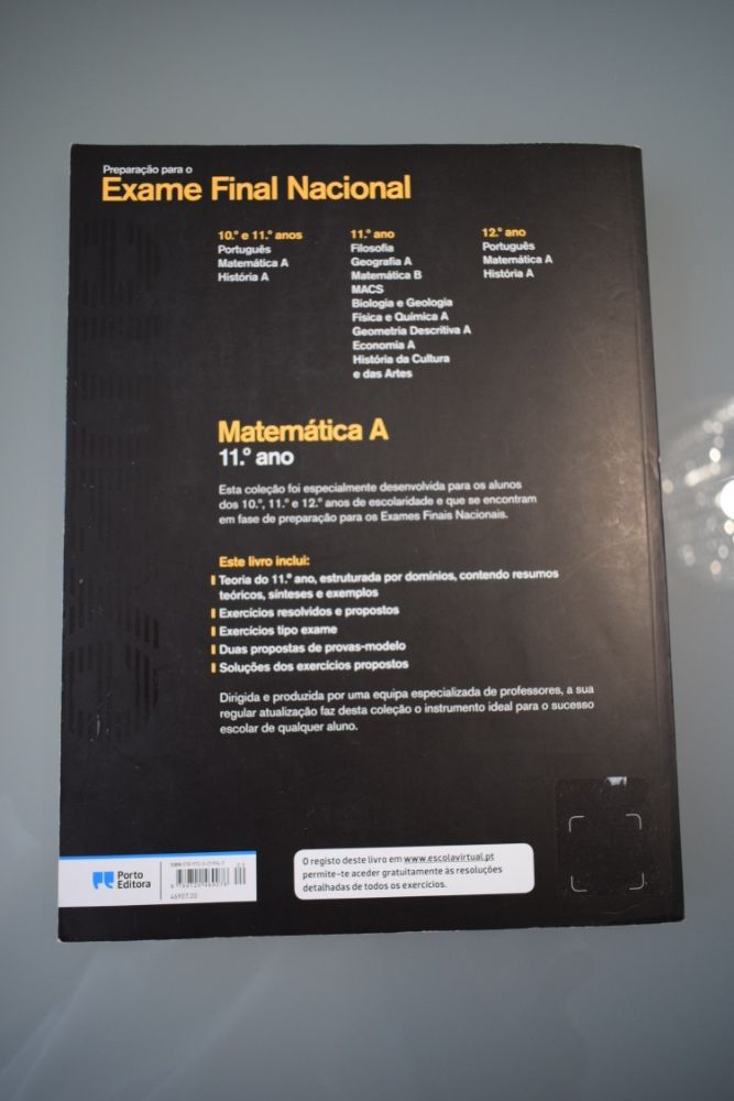 Preparar para o Exame Final Nacional Matemática A 11ºano,Porto Editora