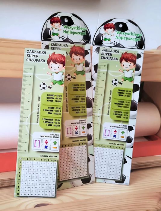 Drobny Upominek na Dzień Chłopaka Edukacyjna Zakładka Mały Prezent