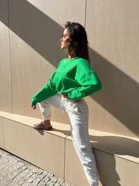 Bluza damska La Manuel Uni biała szara beżowa zielona