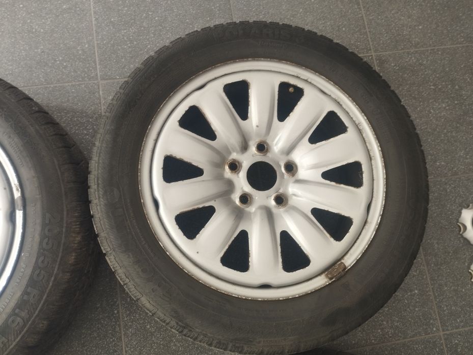 Koła R16 205/55 VW Golf VI/VII, felgi hybrydowe Alcar + zimówki Barum