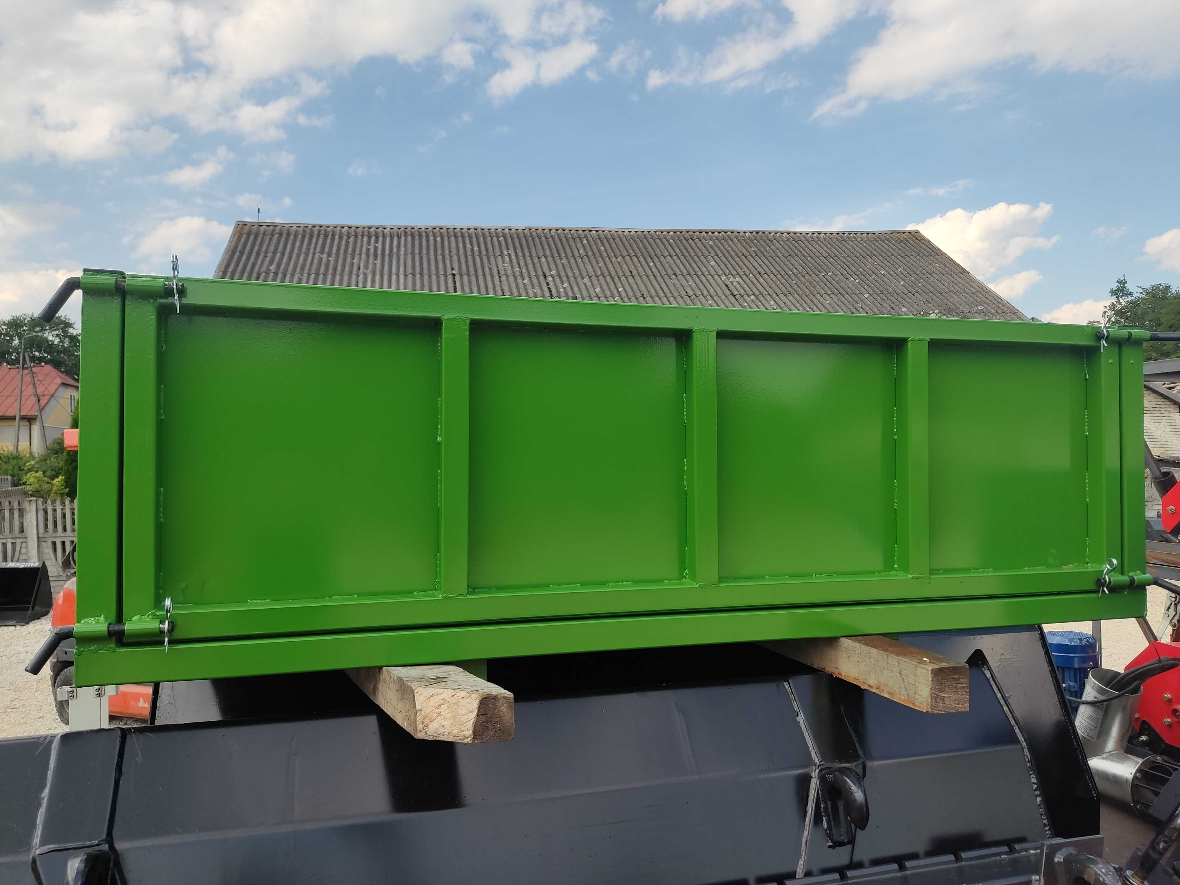 Skrzynia transportowa tuz na tył traktora lemiesz kiper nowa solidna