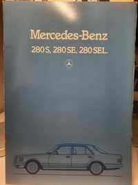 Prospekt Katalog Mercedes w126 280SE-SEL