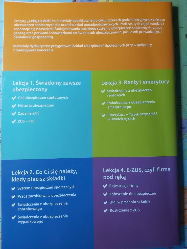 Lekcje z ZUS - materiały dla ucznia