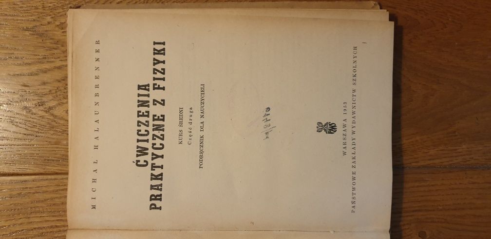 Ćwiczenia praktyczne z fizyki kurs średni II Michał Halaunbrenner