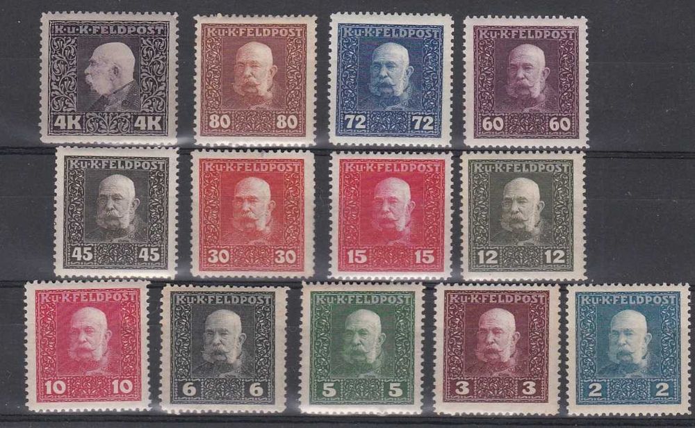 Austria. Stare znaczki, zestaw 68