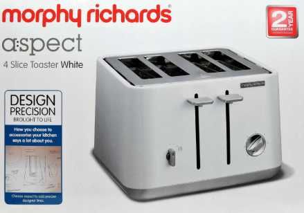 Toster Morphy Richards Aspect biały 240003