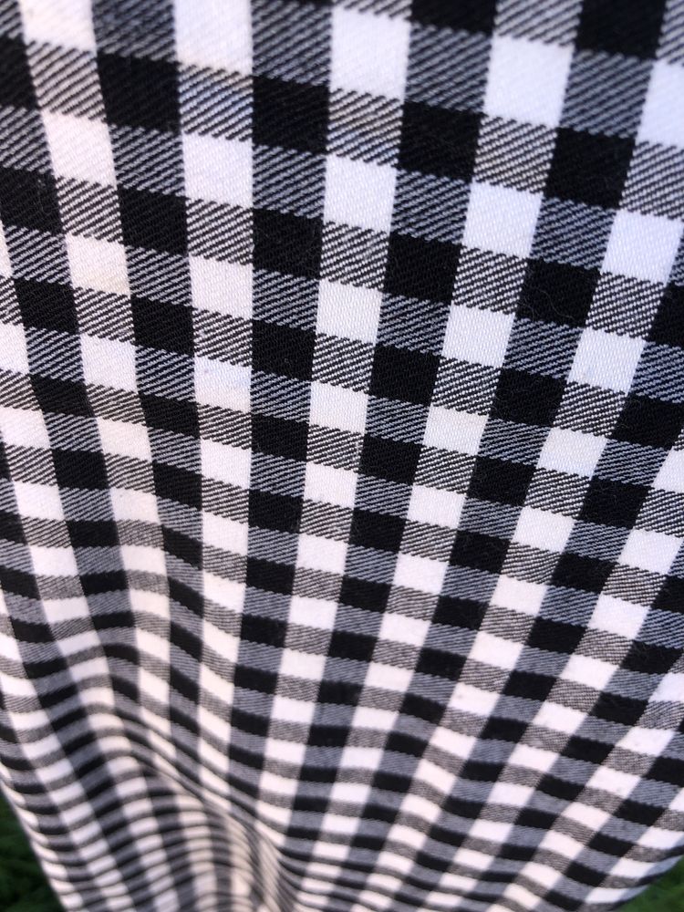 Calcas Zara xadrez com elastano
