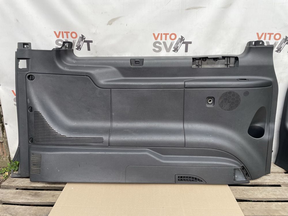 Карты обшивки задние салона рестайл черные на VITO-VIANO W639