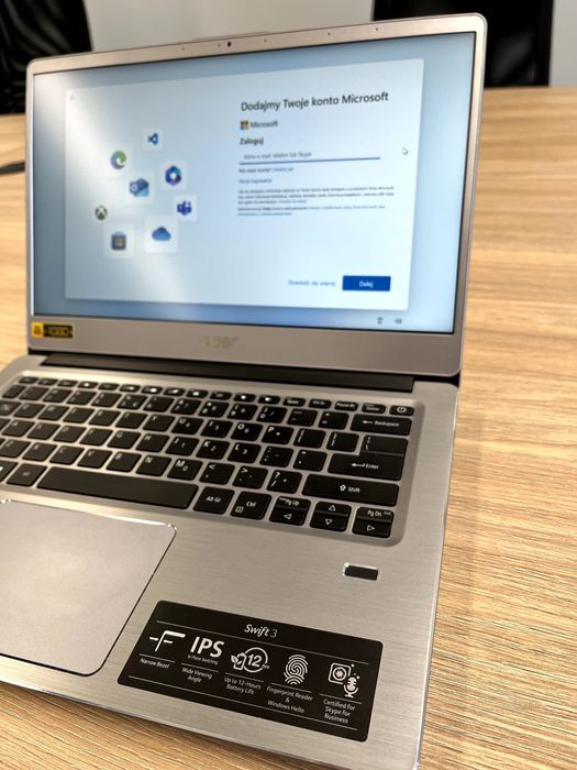 Laptop Acer Swift 3 SF314-54, i5-8250U, 8GB RAM, 256GB SSD