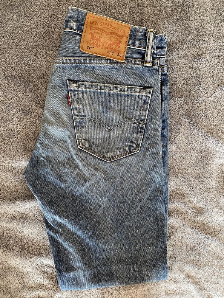 Чоловічі оригінальні джинси LEVIS 511 slim W28 L30