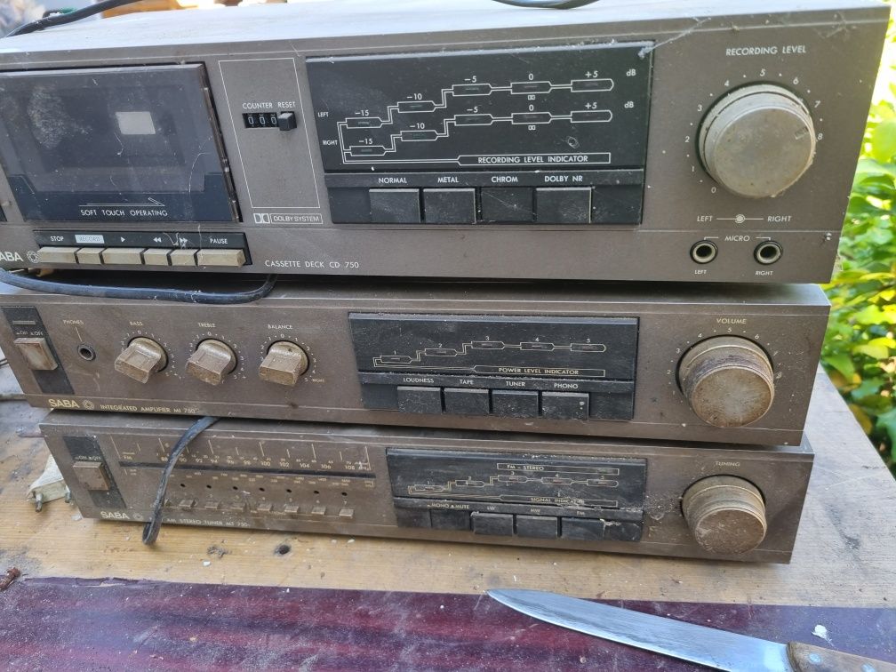 Wieża stero Saba 750 stare audio
