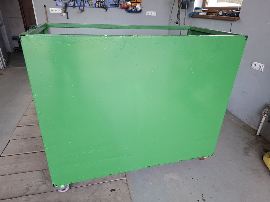 Wózek transportowy na drewno, złom, ekogroszek, pojemnik na kółkach