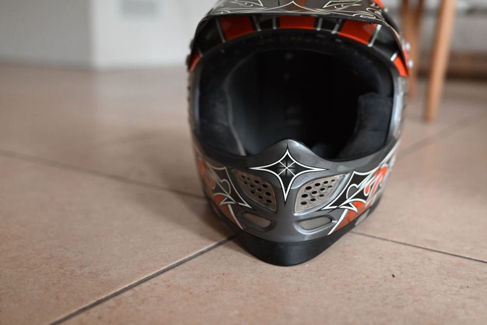 Okazja! Kask motocyklowy NOLAN karbonowy, carbon, M, lekki wytrzymały