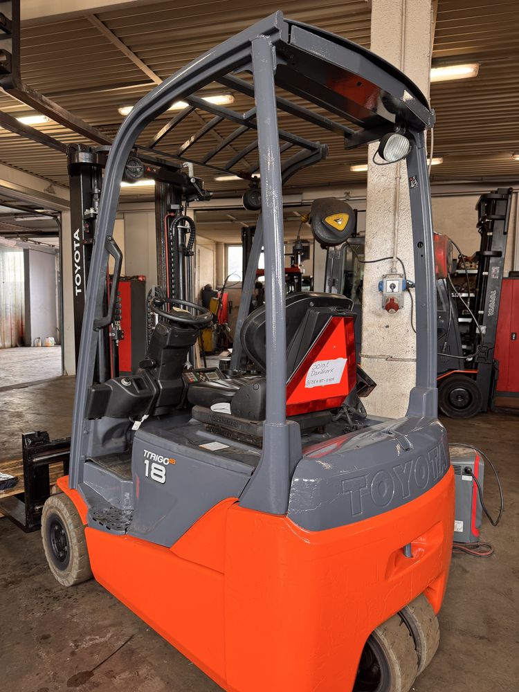 Wózek widłowy Toyota 8FBE18T, 4607h! elektryczny, wolny skok, 2018 rok