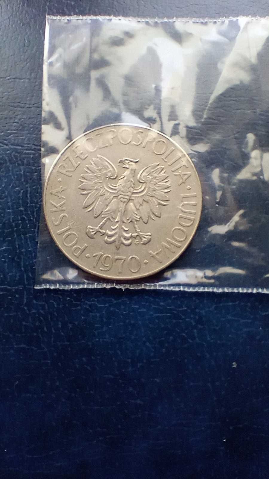 Stare monety 10 złotych 1970 Kościuszko PRL skrętka