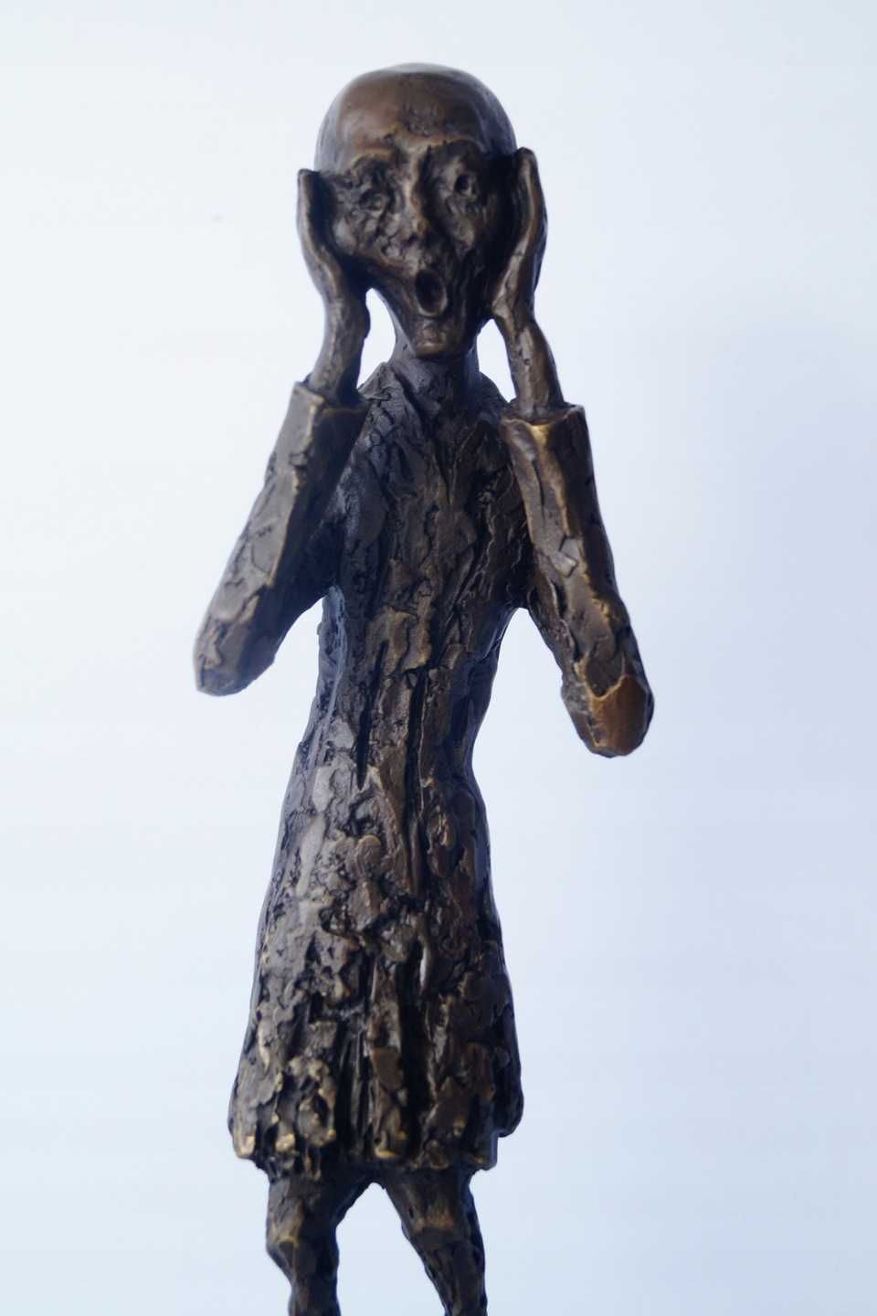 Figura z brązu rzeźba KRZYK Edvard Munch