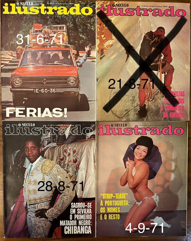 Vendo revistas O Século Ilustrado (1971)