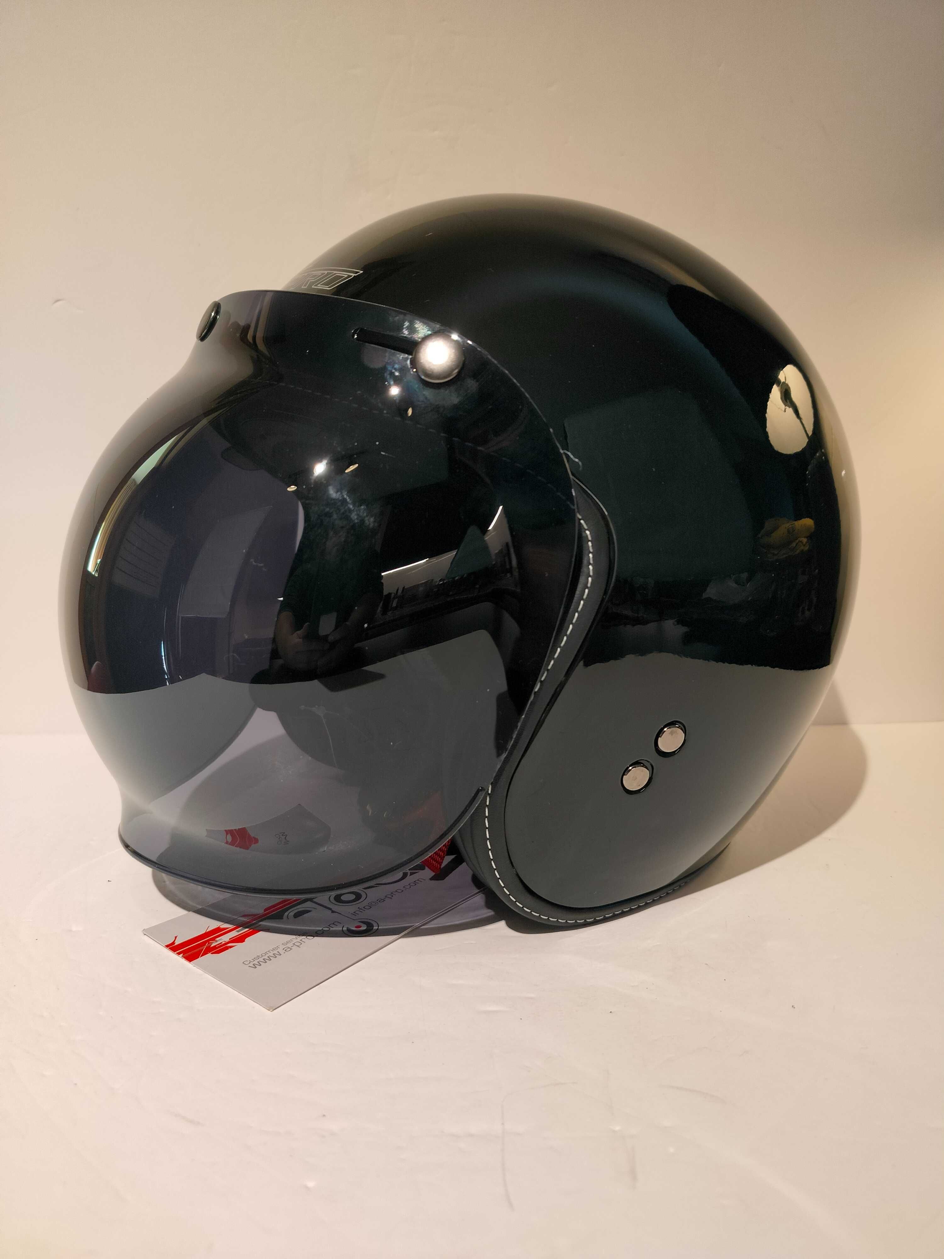 Capacete classico aberto caferacer shooper moto scooter novo