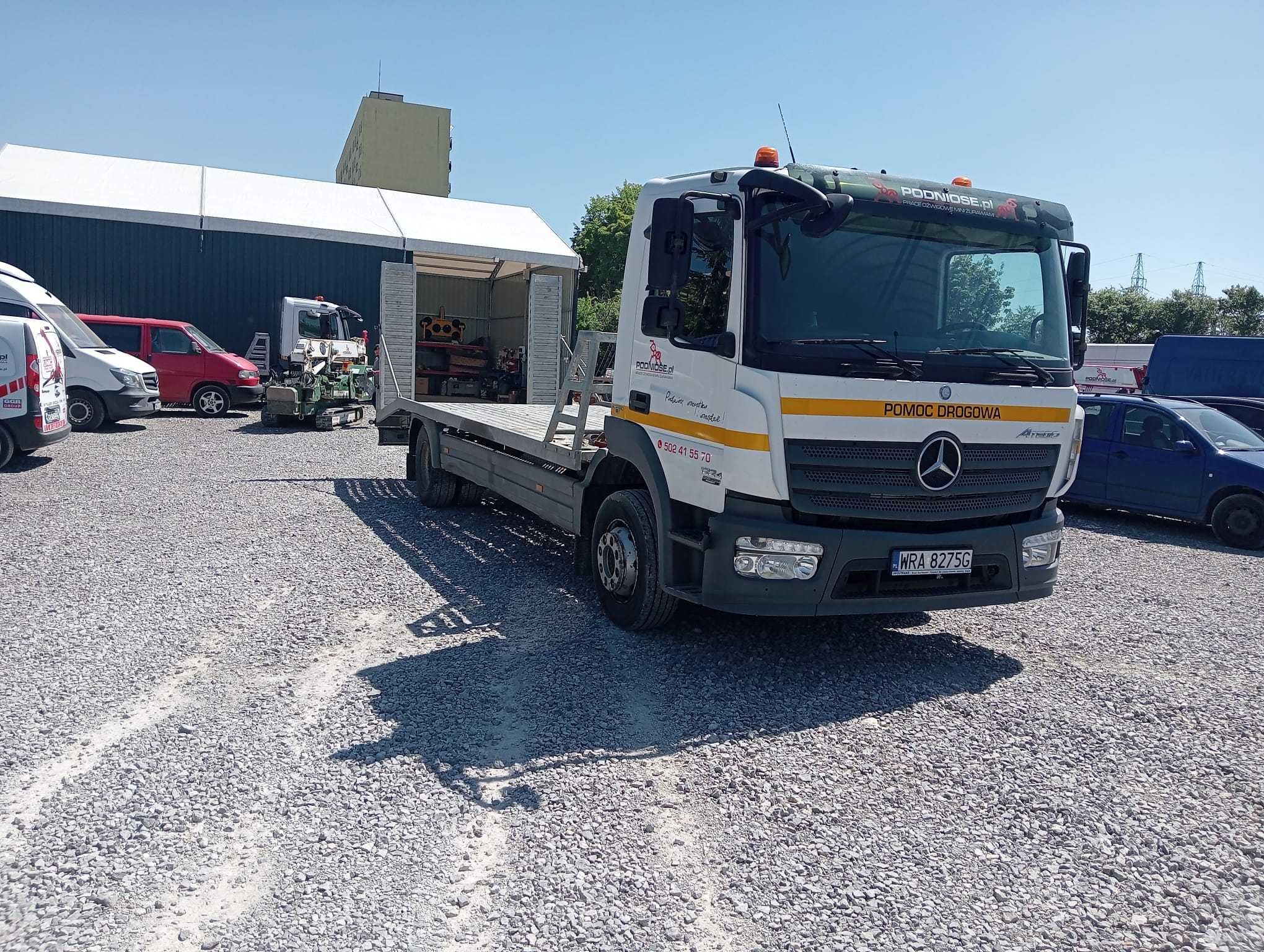 Auto Laweta mercedes atego 1224 holowanie