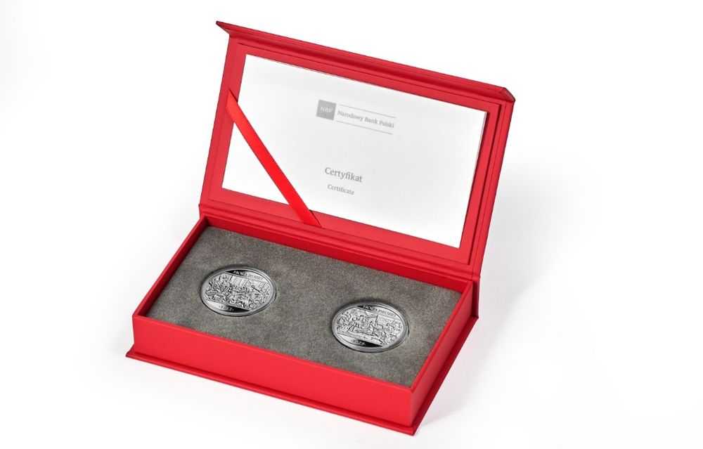 Hołd pruski dwie monety 10 zl