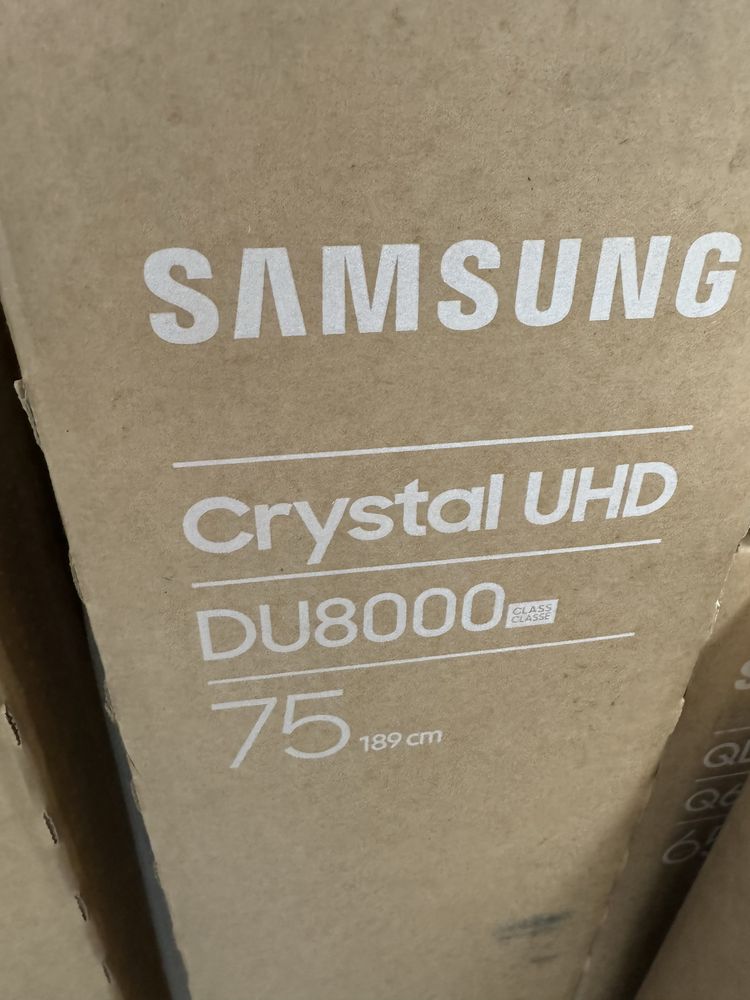 Телевізор Samsung 75du8000 Новий Гарантія 1 Рік
