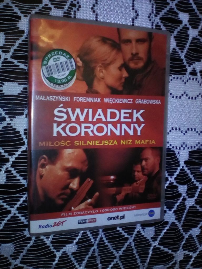 Film Dvd Świadek koronny, nowy