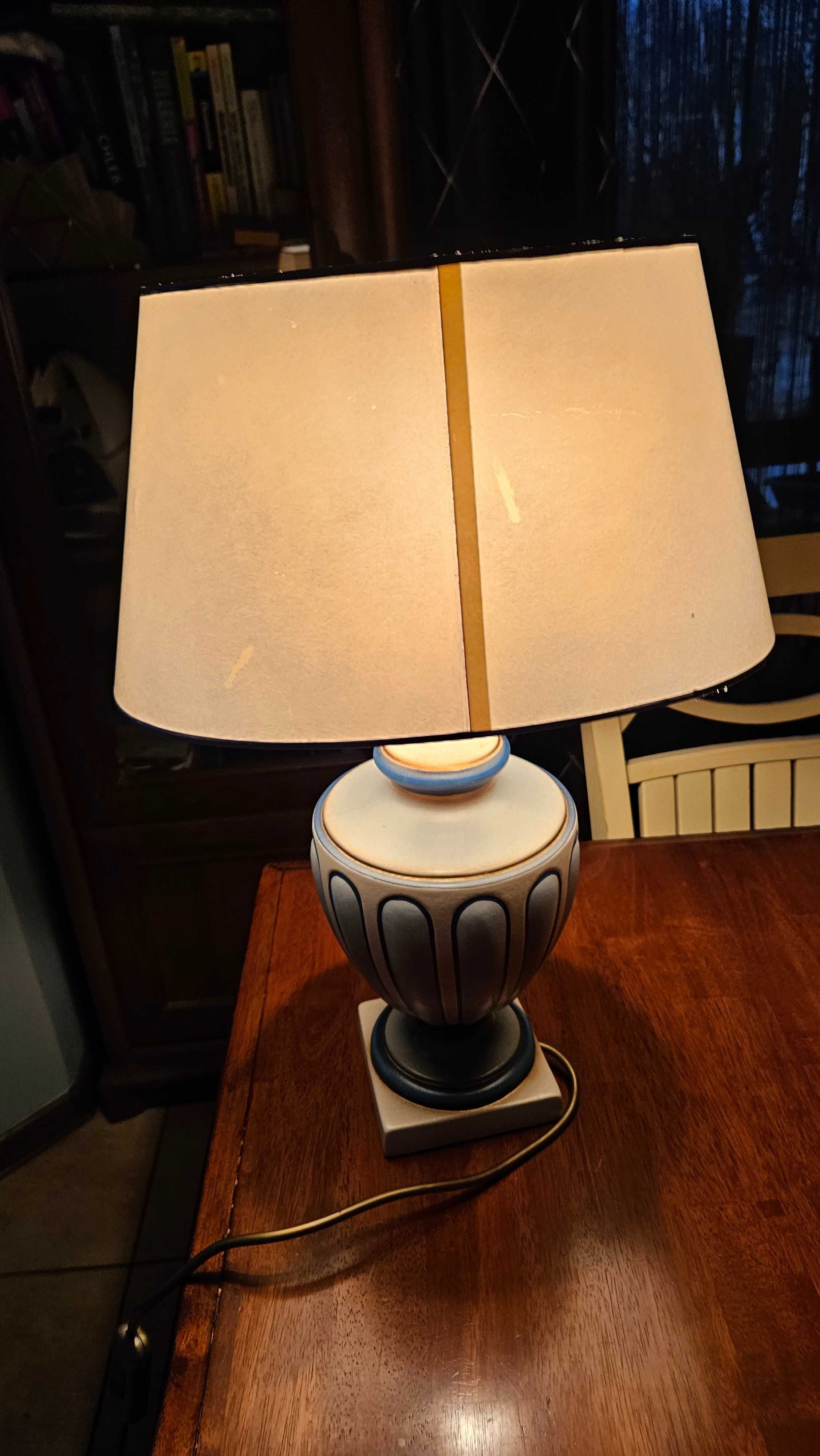 Lampka stołowa ceramiczna vintage