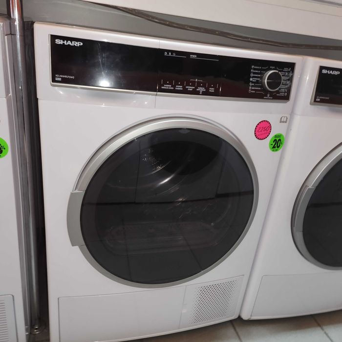JANKI AGD Suszarka kondensacyjna Sharp KD-HHH9S7GW2-PL
