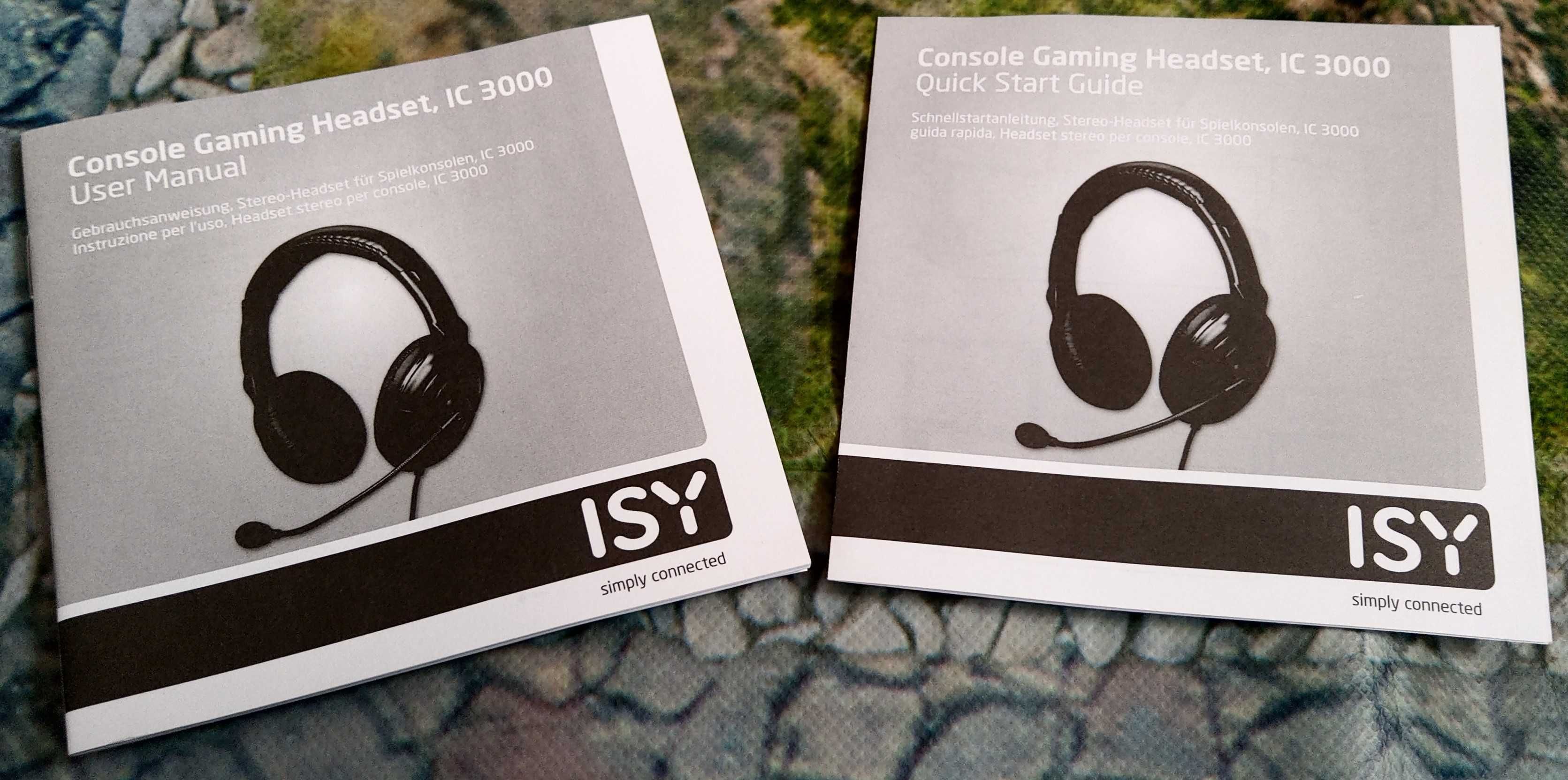 ISY IC 3000 . PS3 , Xbox 360 . Słuchawki z mikrofonem .
