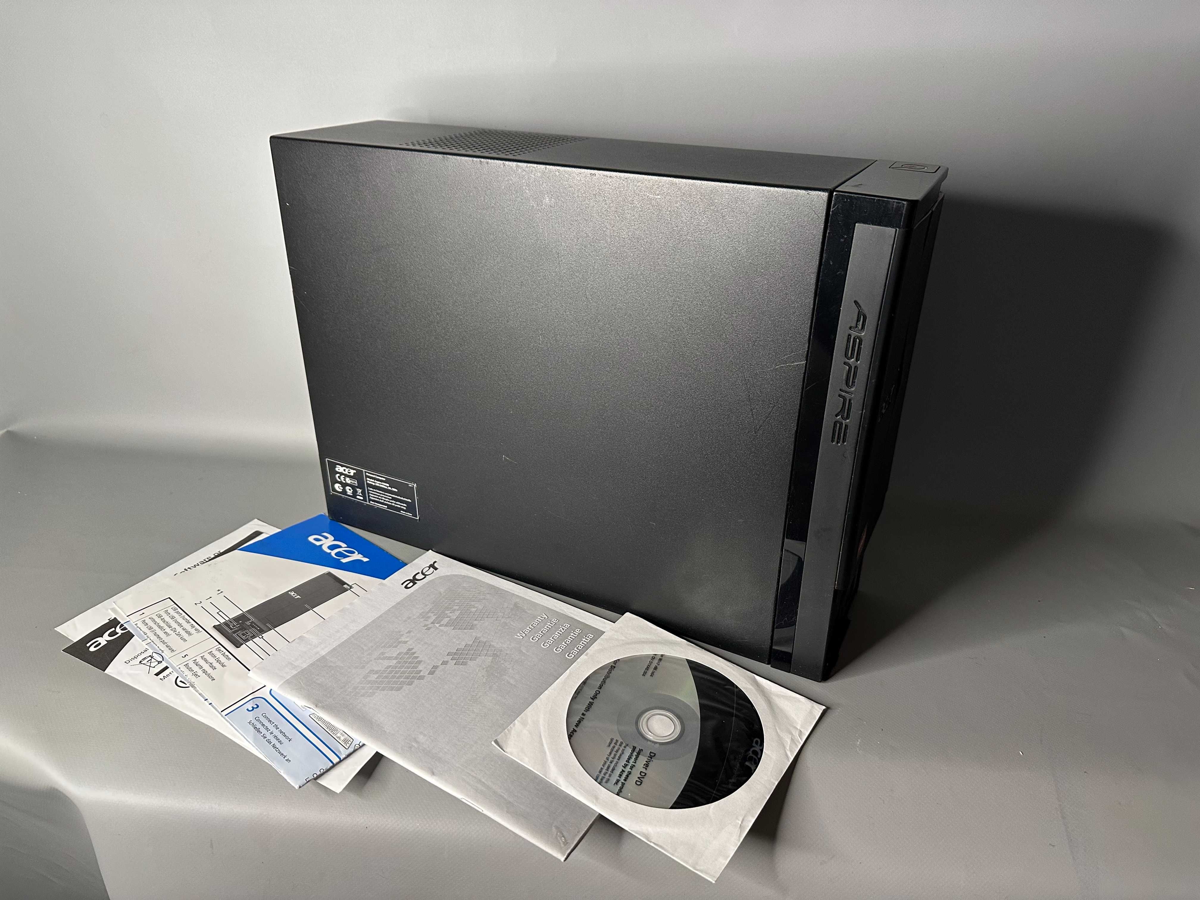 Компактный системный блок Acer AX3400/3Gb ОЗУ/Видео-512Mb/220W/1Tb HDD