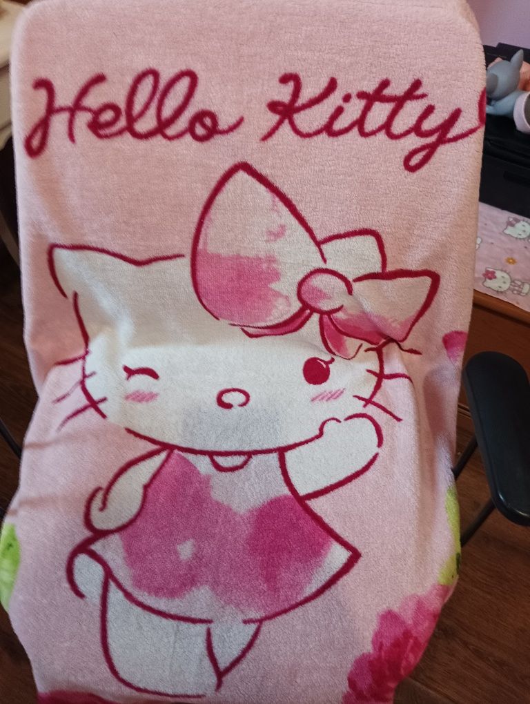 Zestaw hello Kitty koc i poduszka