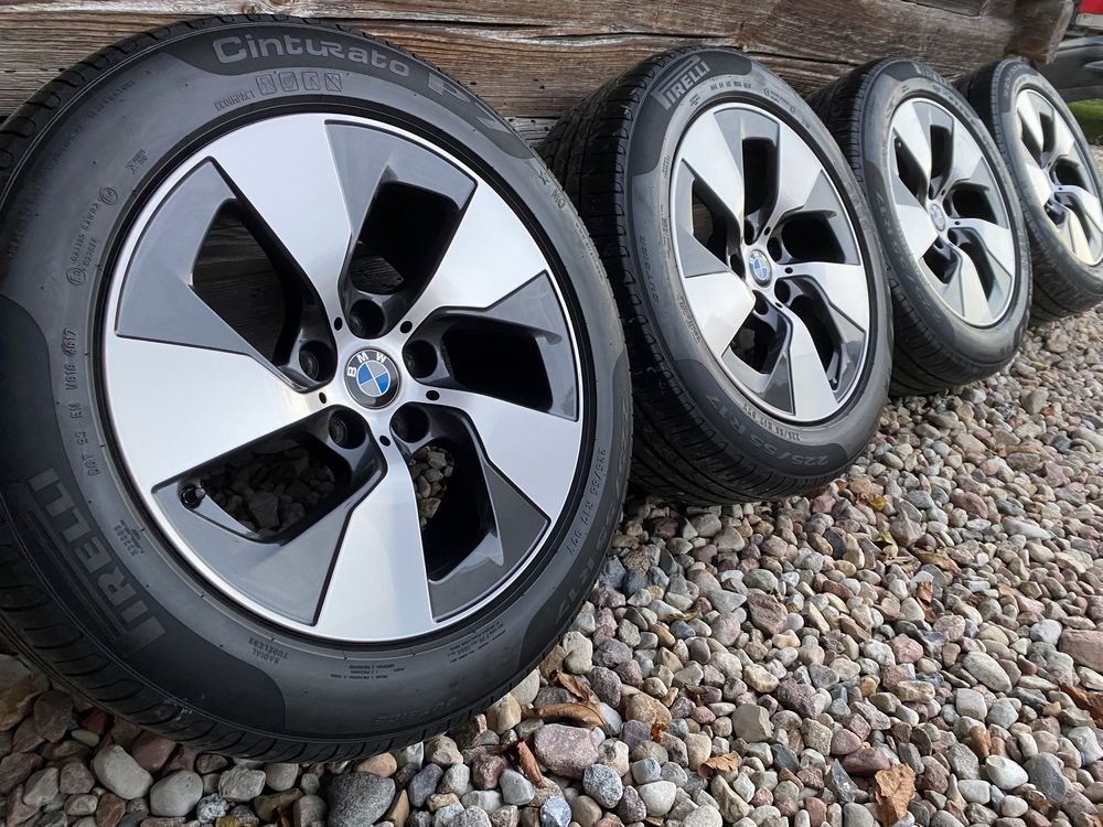 ŚLICZNE KOŁA BMW AUDI A4 A6 VW Skoda 5x112 jak nowe czujniki 225/55-17