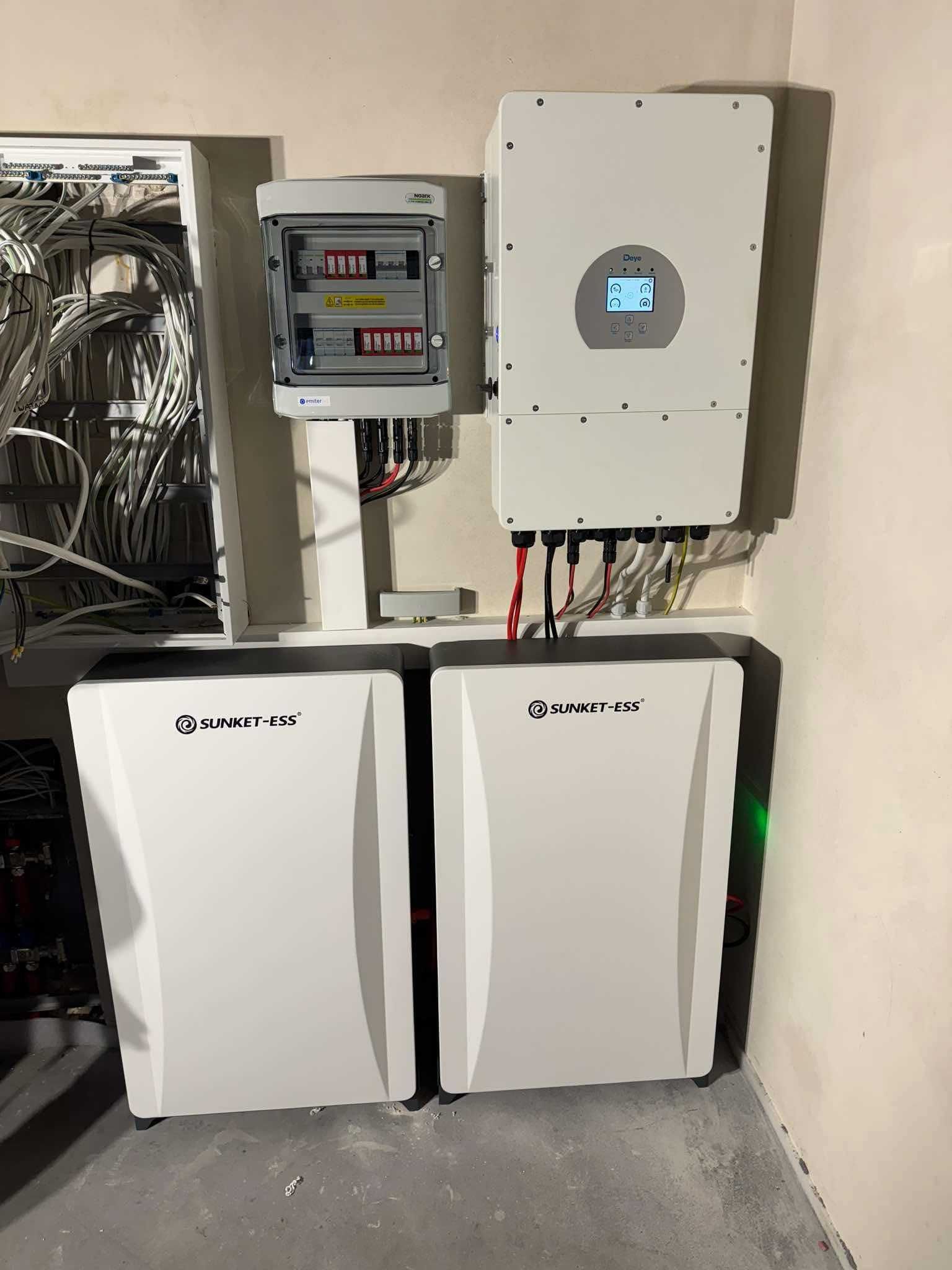 Instalacja Fotowoltaiczna 10KW /MAGAZYN ENERGI 15 KWH DEYE-LIMIT
