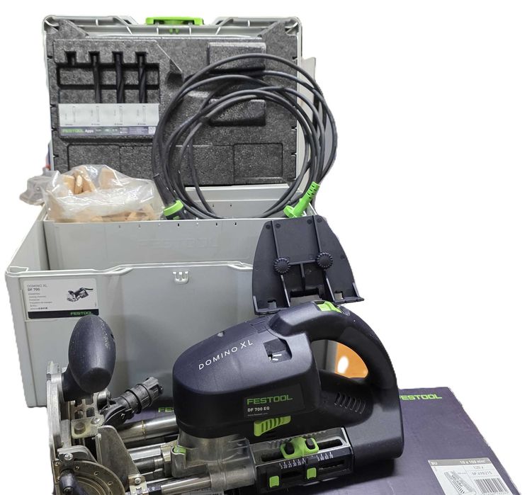 Domino Festool XL DF 700 EQ + 3 frezy + 470 kołków festool oryginale