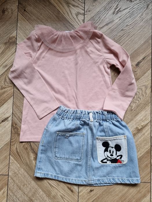 Zestaw paka ubranek dla dziewczynki Zara h&m Next 104
