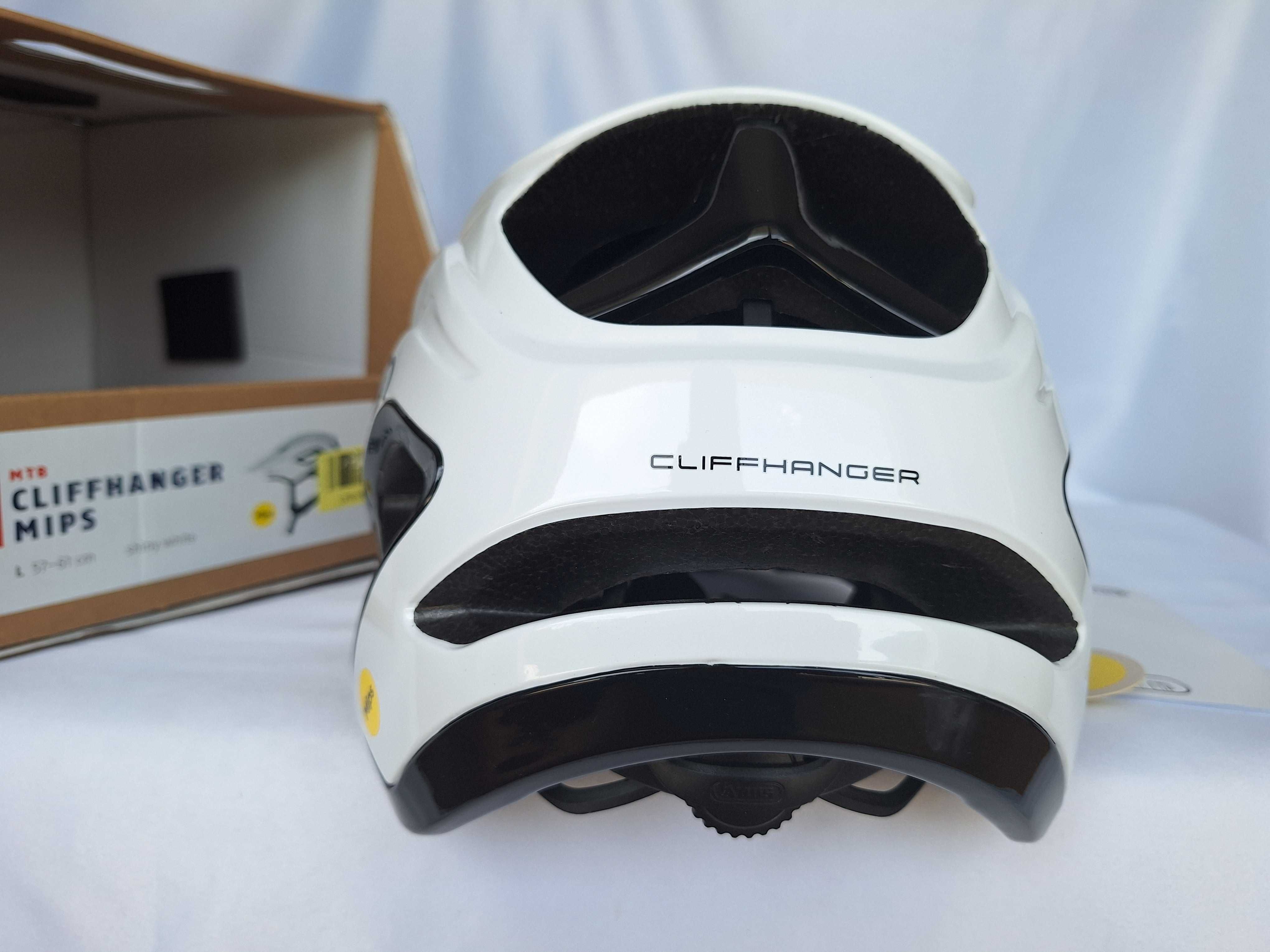 Kask rowerowy Abus Cliffhanger Mips Shiny White L 57-61cm