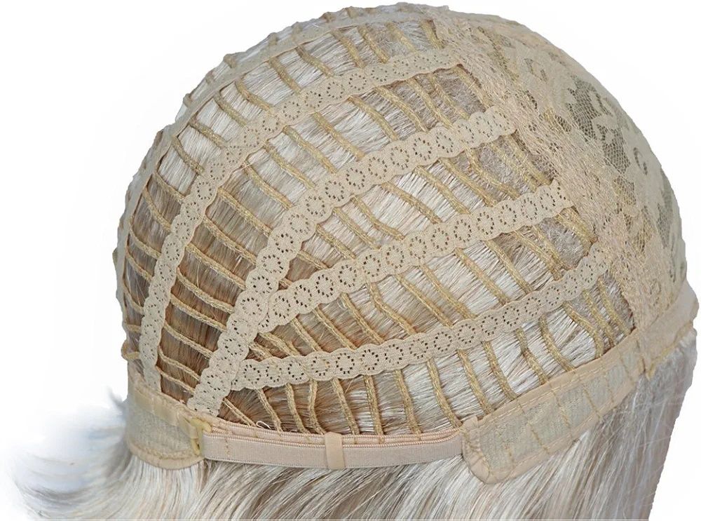 Nowa peruka bestung blond bob jak prawdziwe ludzkie włosy
