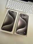 iPhone 15 Pro Max 256gb White Titanium Jak Nowy Oryg Bateria 95%